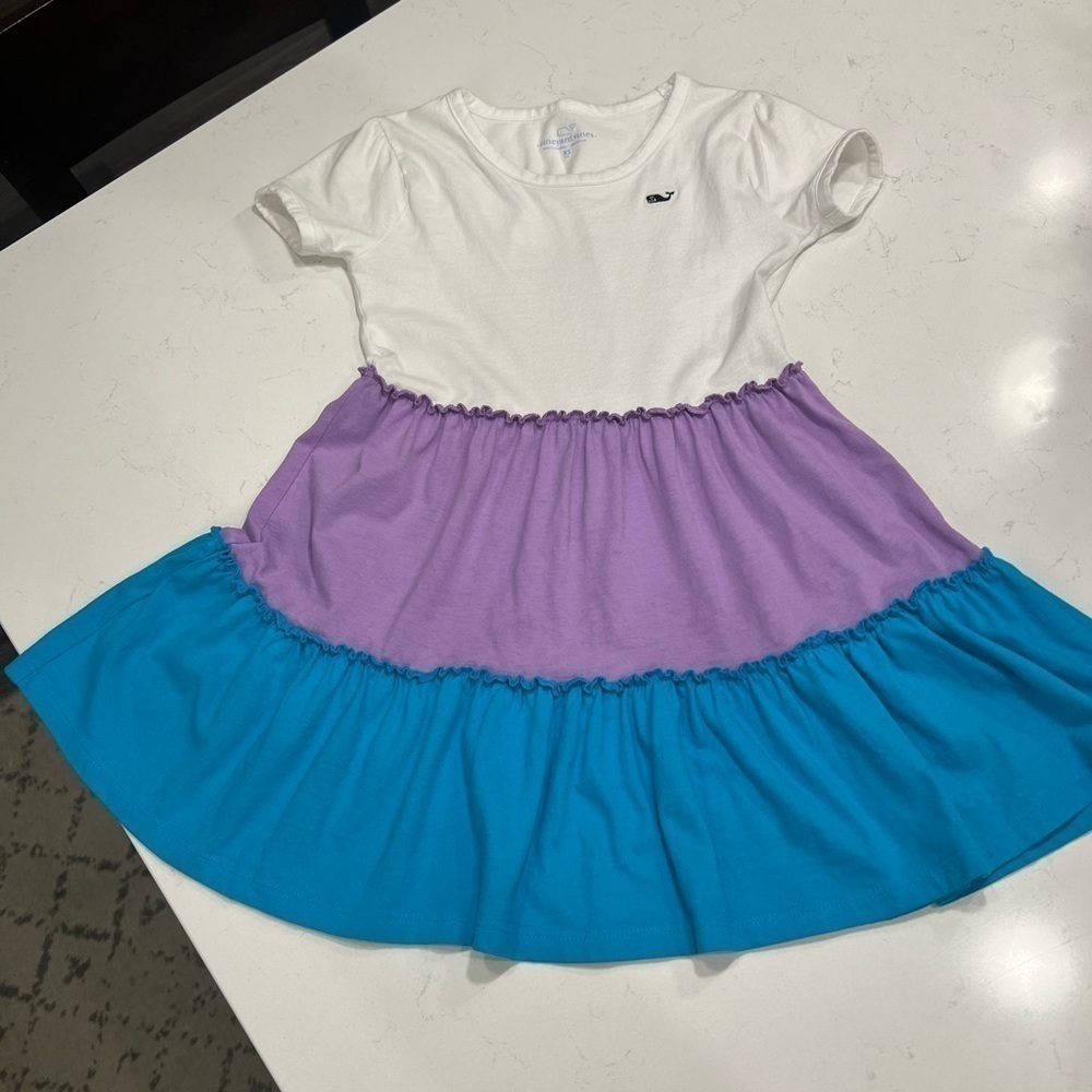 Vineyard Vines Block Cotton Dress 5-6